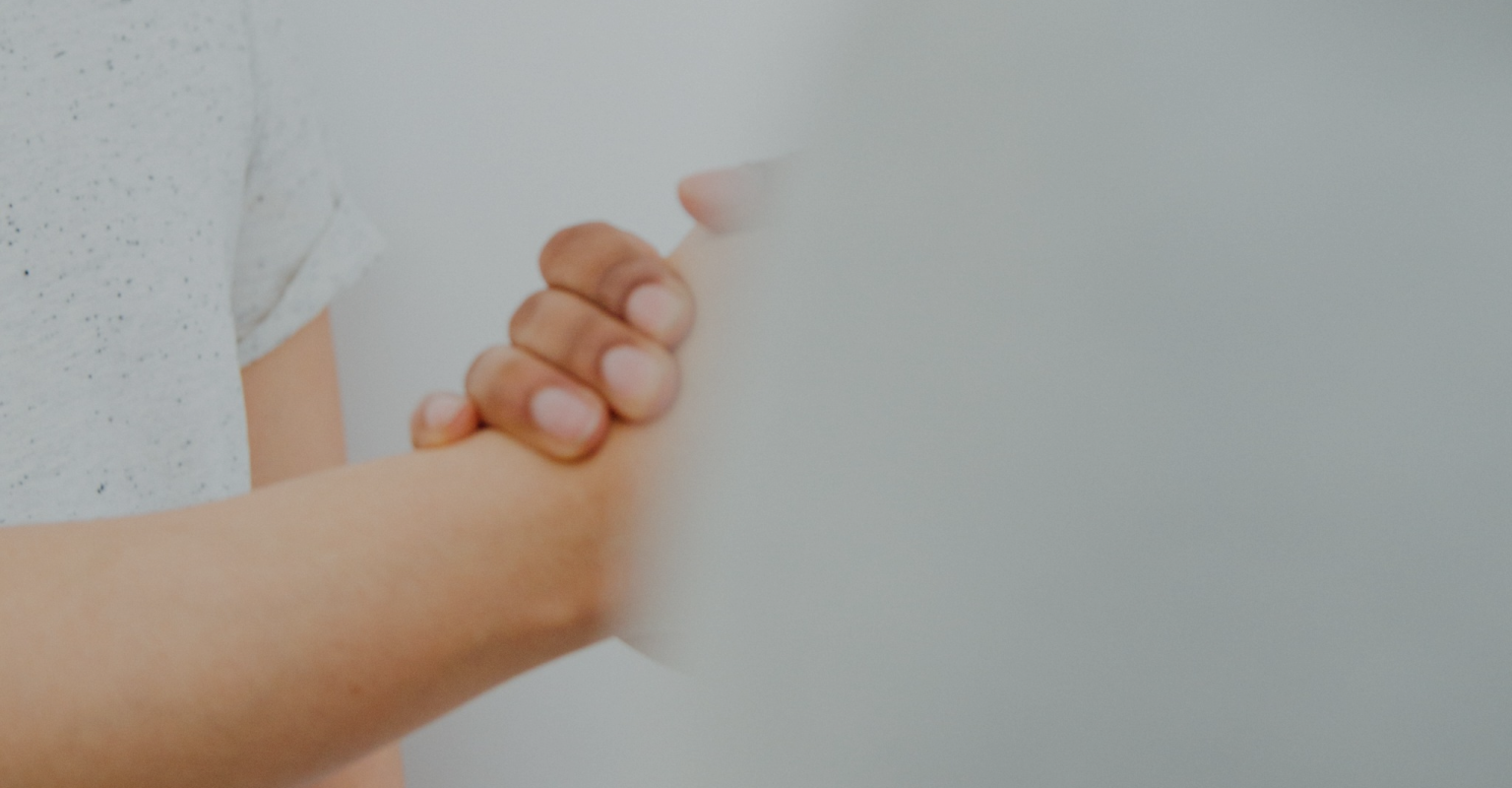 Holding hands